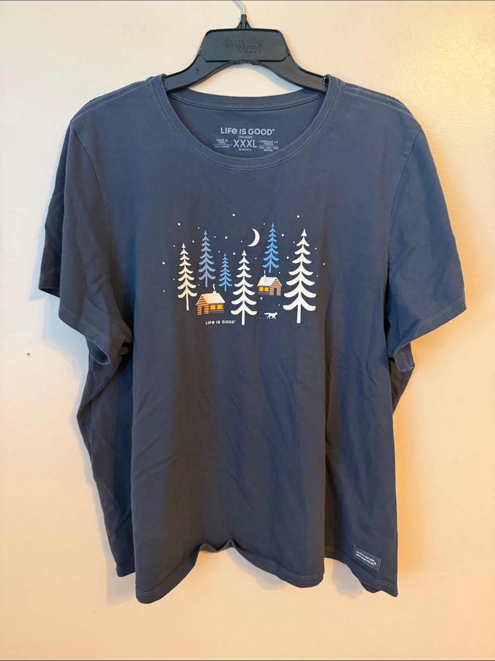 Life is Good Short Sleeve Crusher Tee Women’s Size XXXL